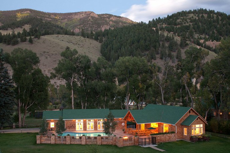 An Evening By The Poolside At 4ur Ranch Colorado Ranch